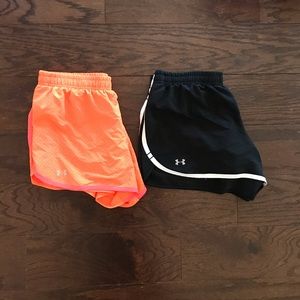 Under Armour Running Shorts Set of 2 Size Small